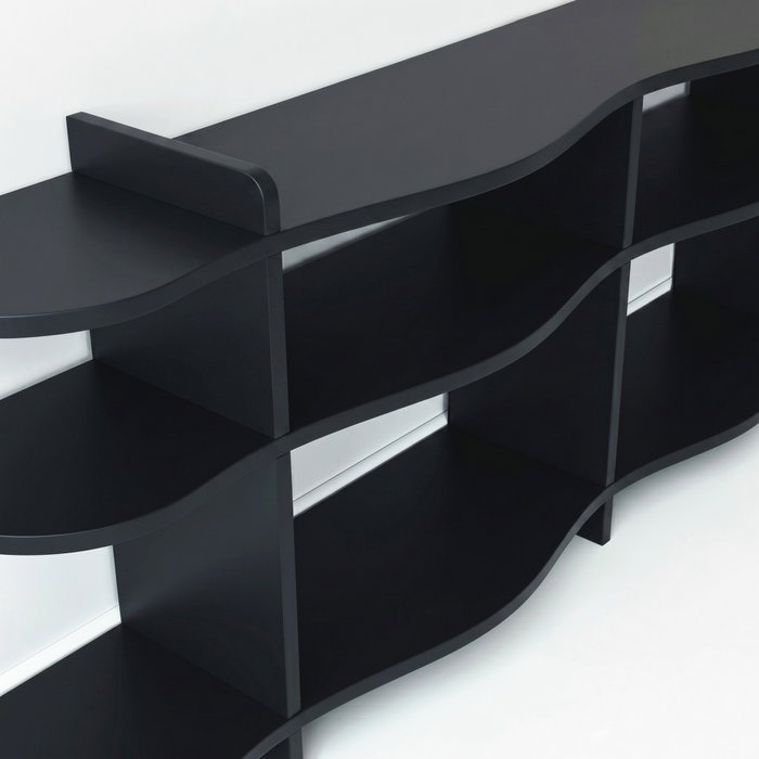 Hanah Home Consola Flusso - Black Hanah Home Consola Flusso - Black